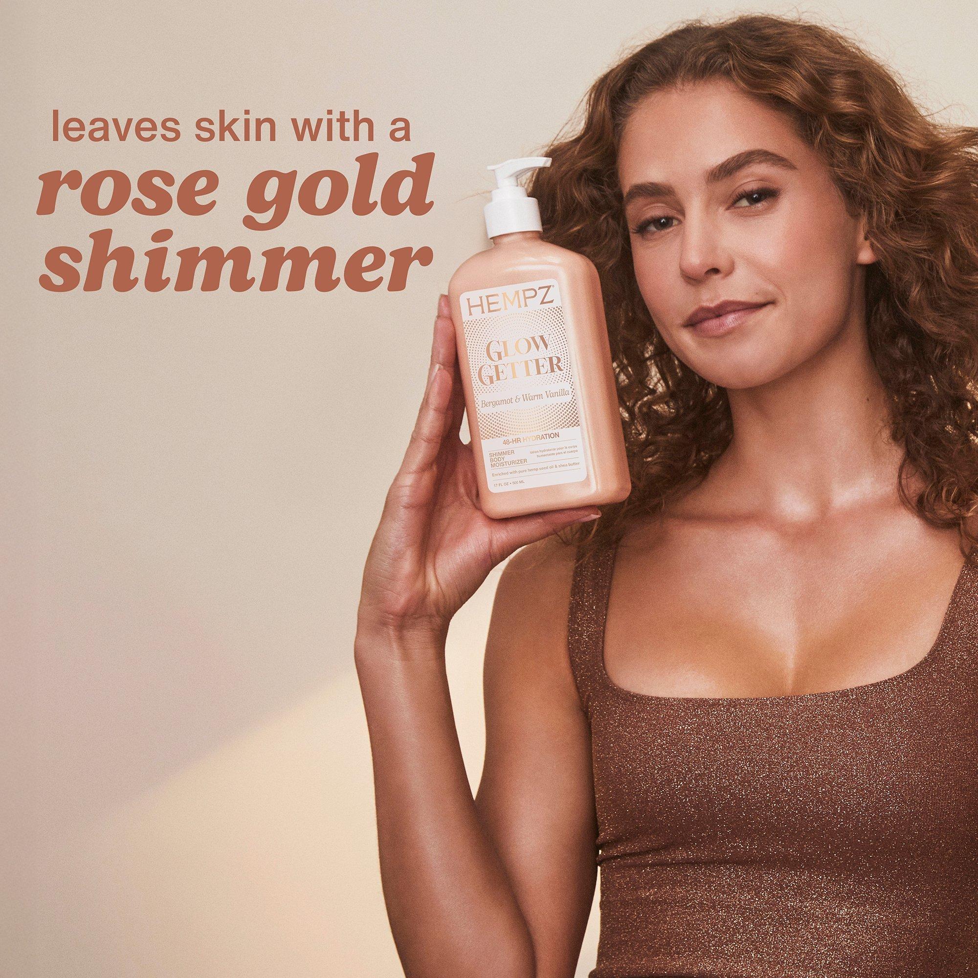 Мерцающий увлажняющий крем для тела Hempz Glow Getter — фото 6