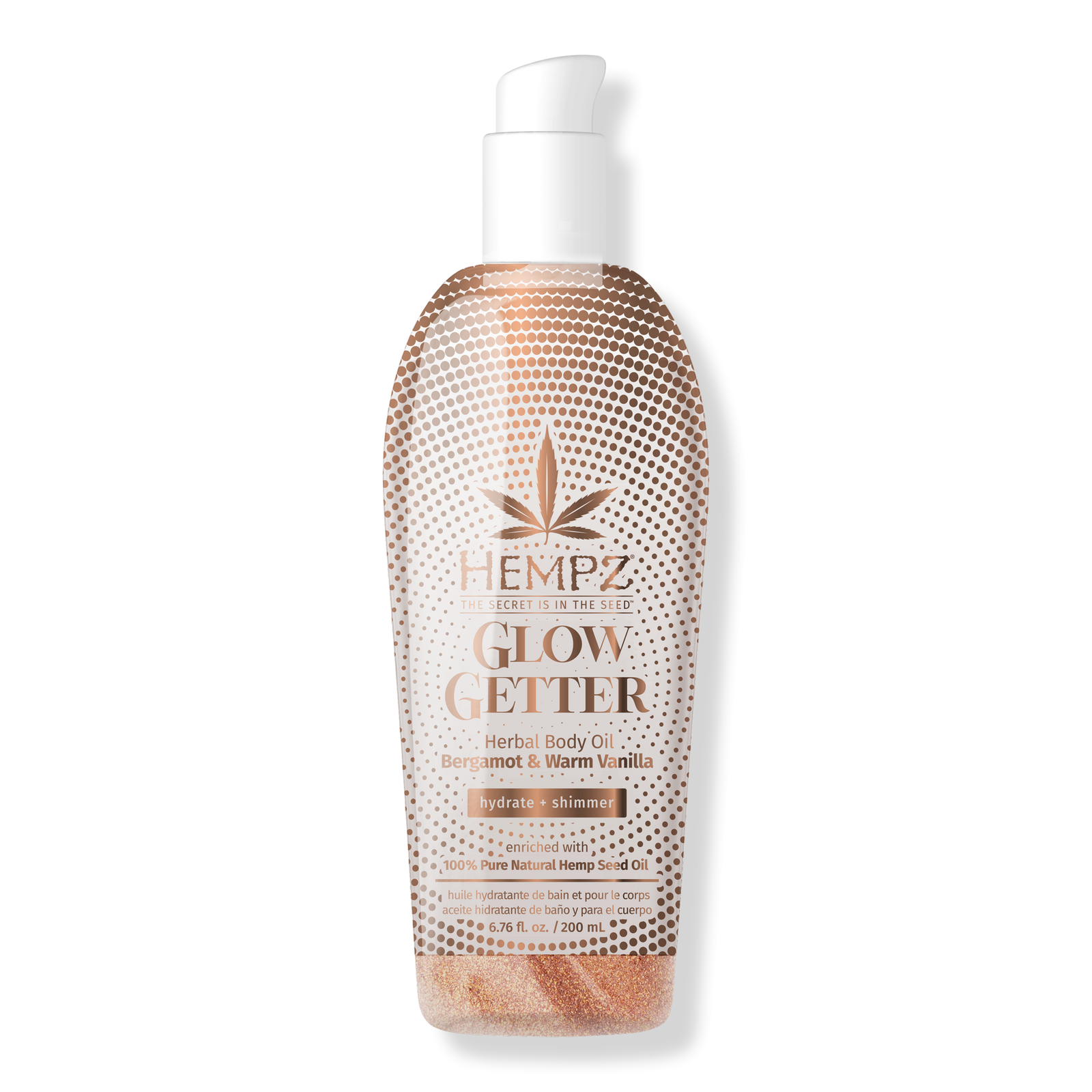 Hempz Glow Getter Herbal Body Oil (6.76oz)