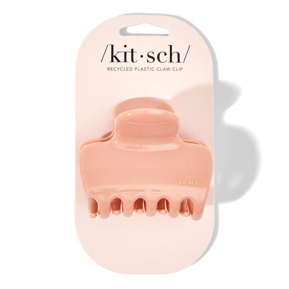 Recycled Plastic Puffy Claw Clip - Rosewood