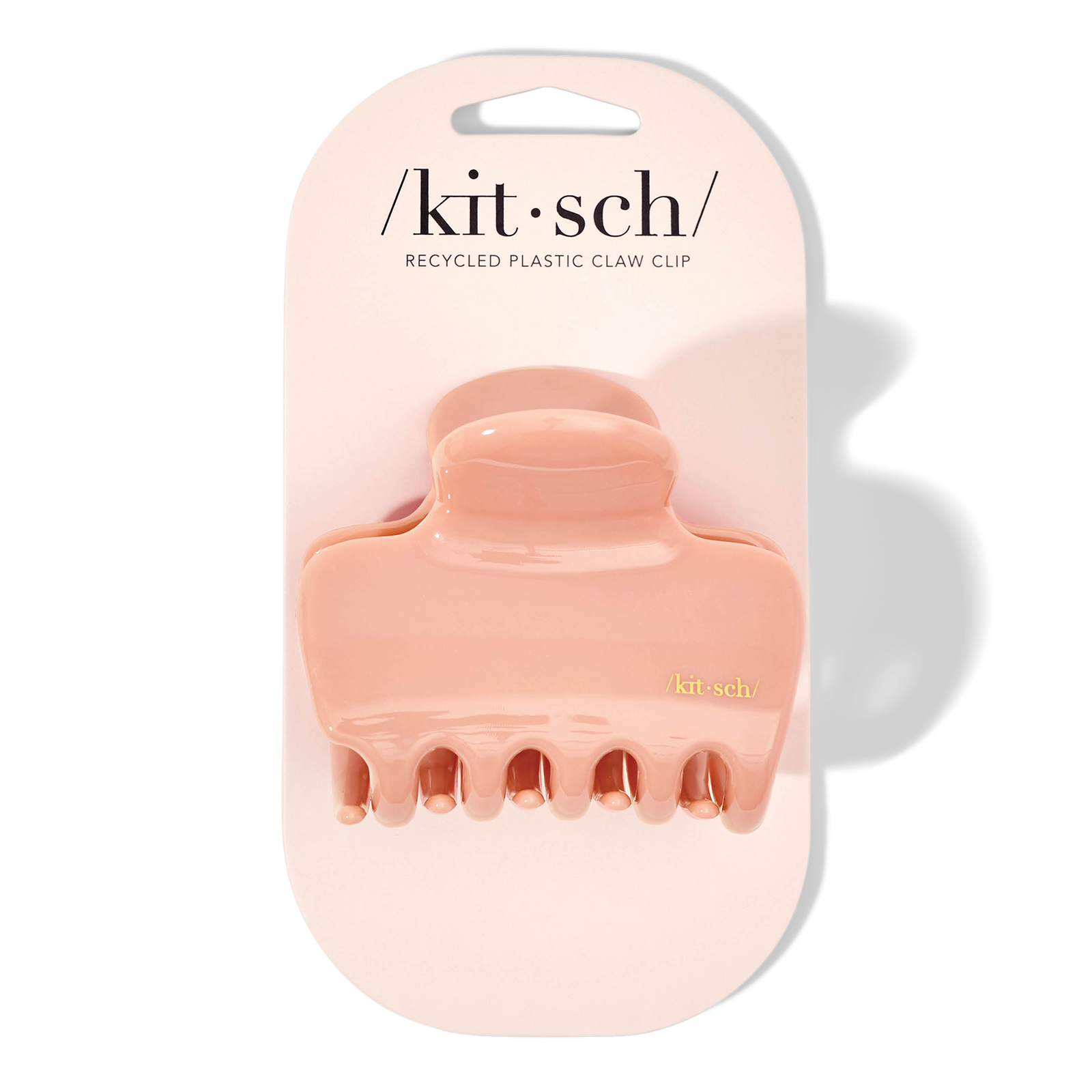 Recycled Plastic Puffy Claw Clip - Rosewood