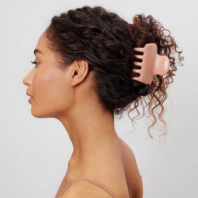 Recycled Plastic Puffy Claw Clip - Rosewood