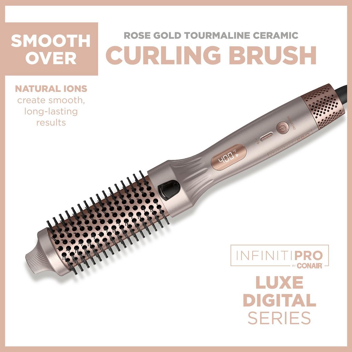 Nano tourmaline ceramic styling brush best sale