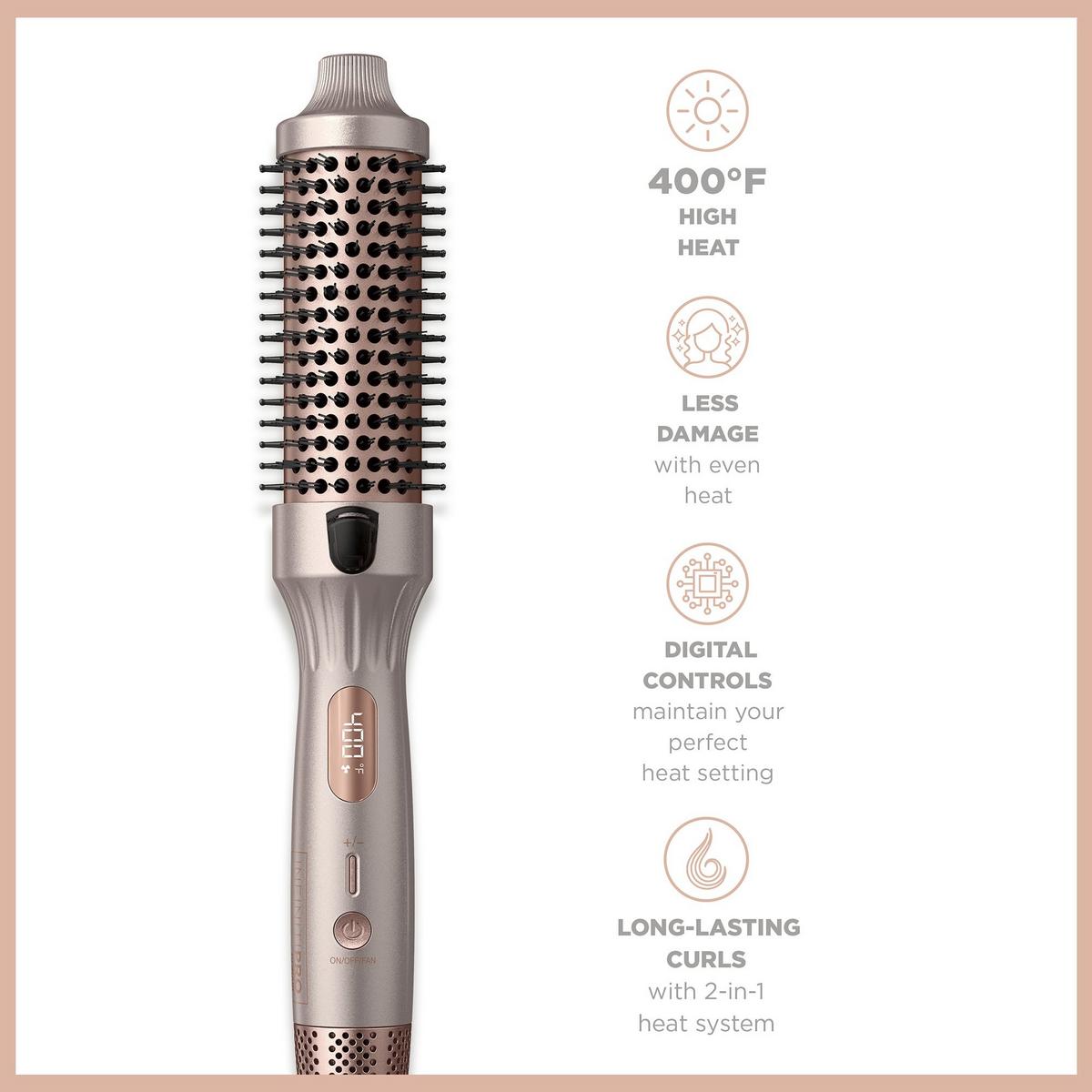 Conair Rose Gold Tourmaline Ceramic Curl Brush Ulta Beauty