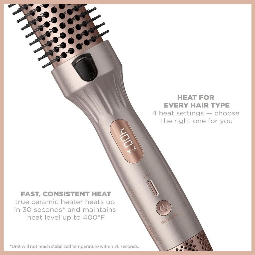 Rose Gold Tourmaline Ceramic Curl Brush