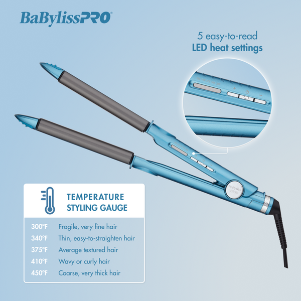 BaBylissPRO Nano Titanium Curved Styling Iron #4