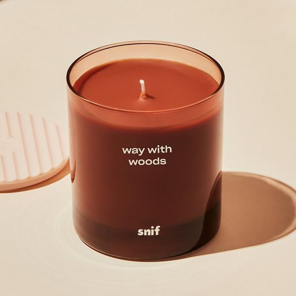 Snif Way With Woods Scented Candle #3