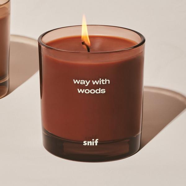 Snif Way With Woods Scented Candle #4