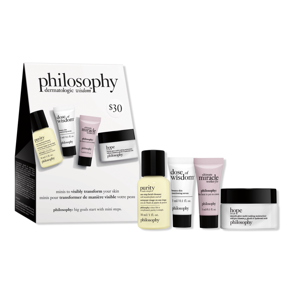 Philosophy Skincare Icons Minis To Visibly Transform Your Skin Set