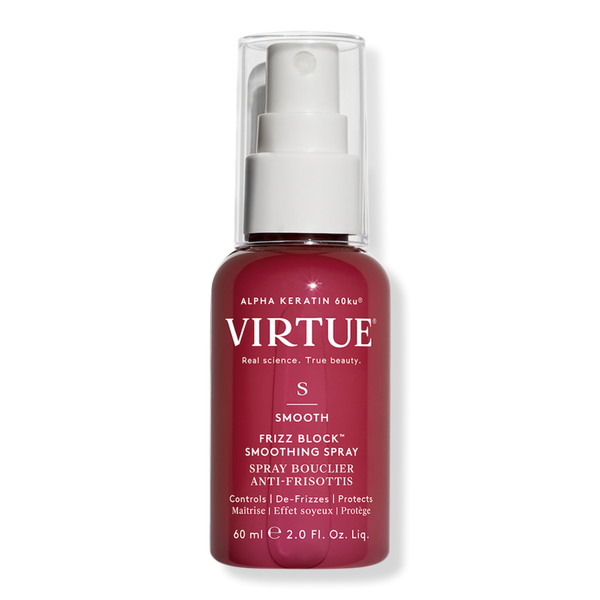 Virtue Frizz Block Humidity-Stopping Smoothing Spray for Frizz-Prone Hair