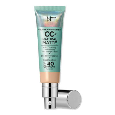 IT Cosmetics CC+ Cream Natural Matte Foundation with SPF 40