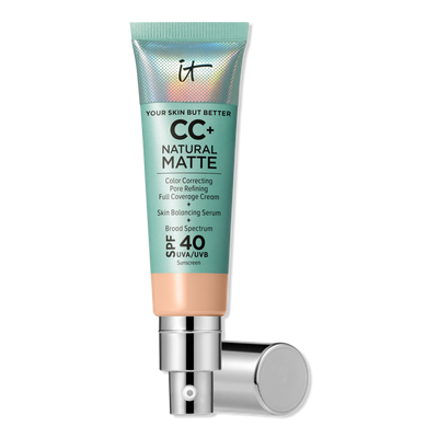 IT Cosmetics CC+ Cream Natural Matte Foundation with SPF 40