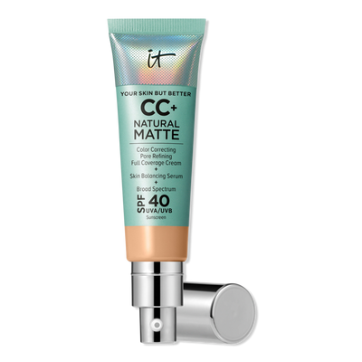 IT Cosmetics CC+ Cream Natural Matte Foundation with SPF 40