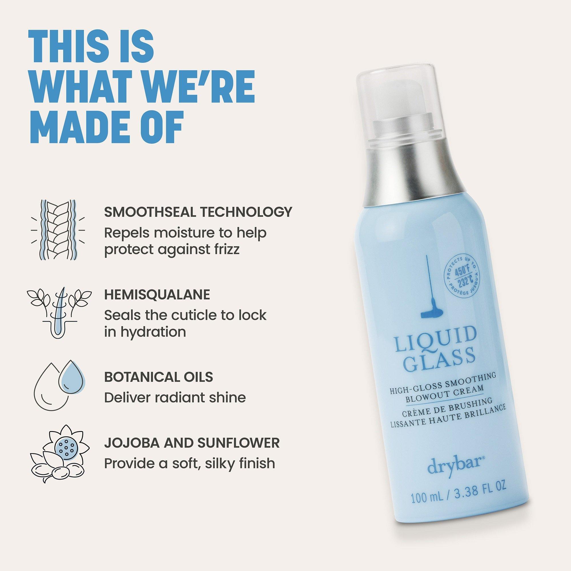 Разглаживающий глянцевый крем для укладки Drybar Liquid Glass — фото 4