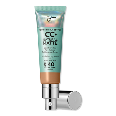 IT Cosmetics CC+ Cream Natural Matte Foundation with SPF 40