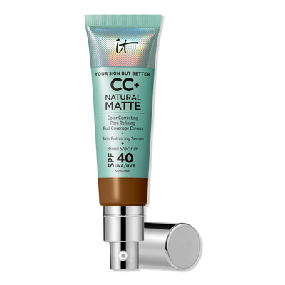 IT Cosmetics CC+ Cream Natural Matte Foundation with SPF 40