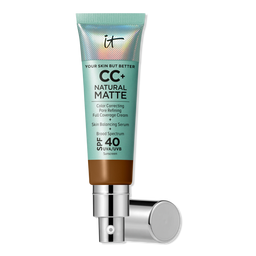IT Cosmetics CC+ Cream Natural Matte Foundation with SPF 40 - Deep Honey