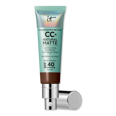 IT Cosmetics CC+ Cream Natural Matte Foundation with SPF 40