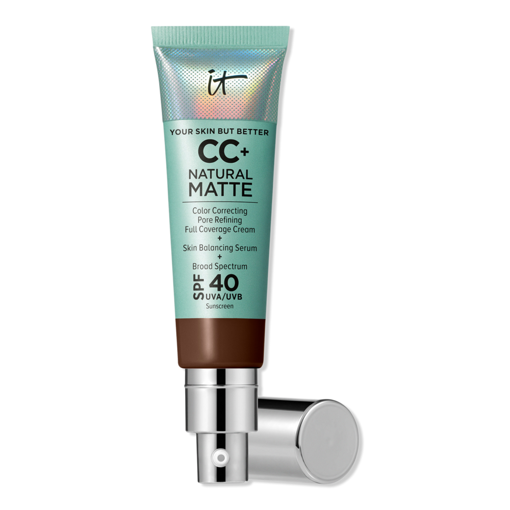 It Cosmetics Cc+ Cream Natural Matte Foundation With Spf 40 - Deep Mocha
