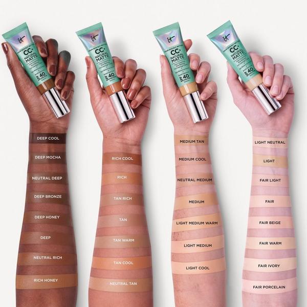 Base CC+ Cream Natural Mate con SPF 40 5