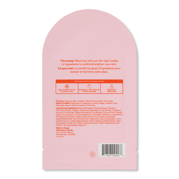 ULTA Beauty Collection Rose & Strawberries Sheet Mask #3