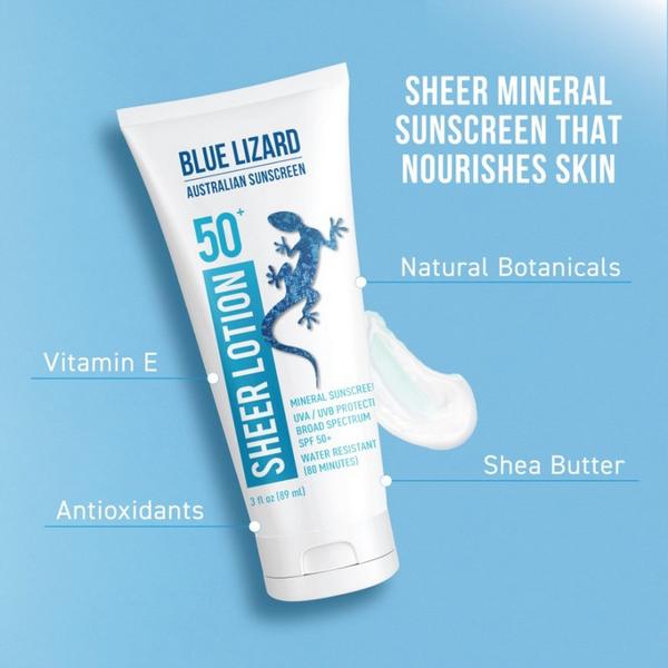 BLUE LIZARD AUSTRALIAN SUNSCREEN Sheer Body Lotion SPF 50+ #5