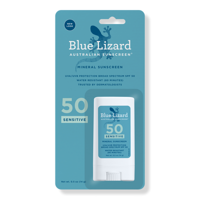 BLUE LIZARD AUSTRALIAN SUNSCREEN Sensitive Mineral Sunscreen Stick SPF 50+