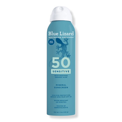 BLUE LIZARD AUSTRALIAN SUNSCREEN Sensitive Mineral Sunscreen Spray SPF 50+