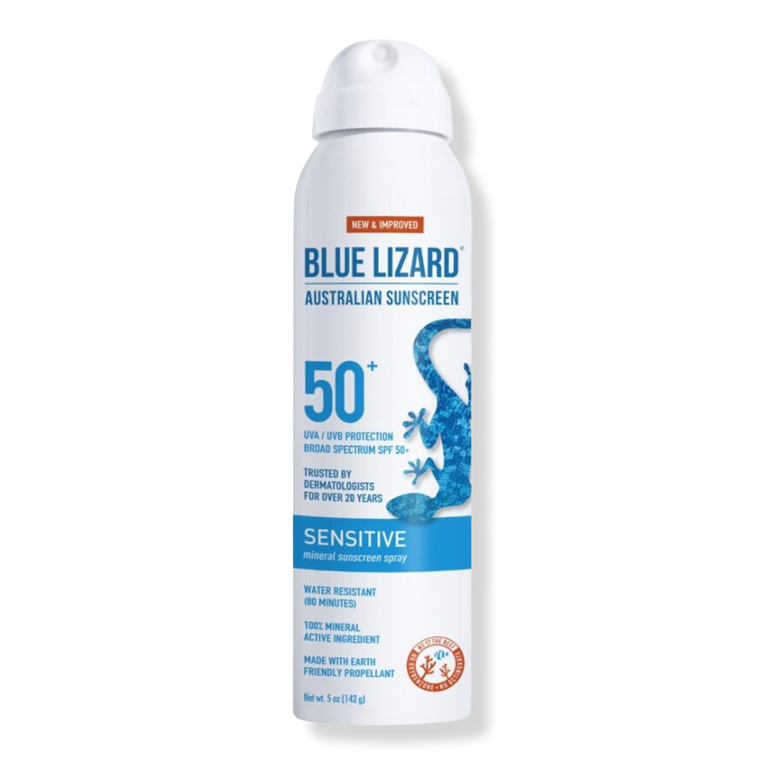 BLUE LIZARD AUSTRALIAN SUNSCREEN Sensitive Mineral Sunscreen Spray SPF 50+ #1