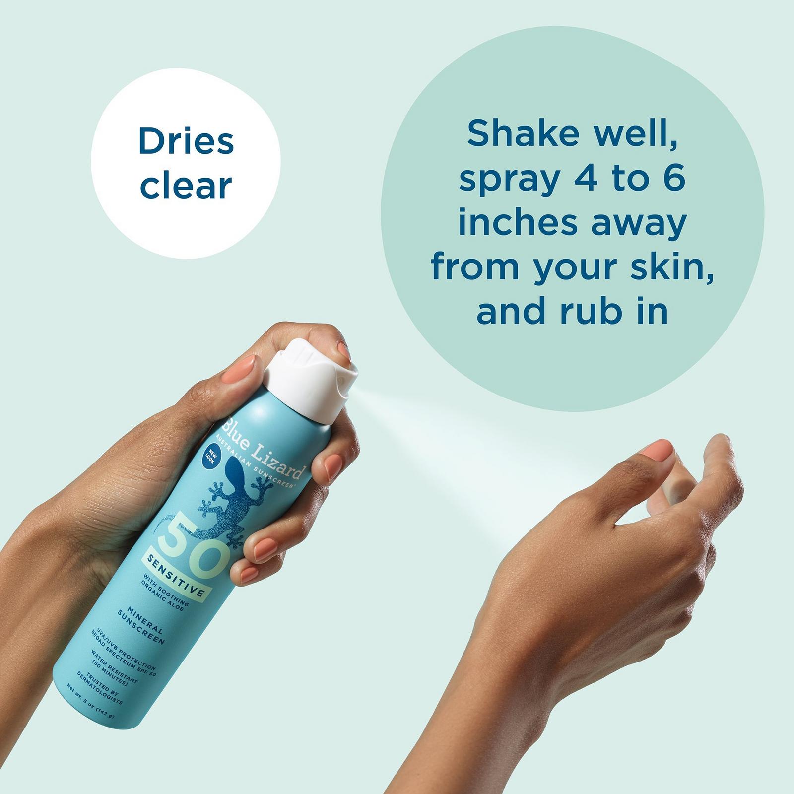 Sensitive Mineral Sunscreen Spray SPF 50+
