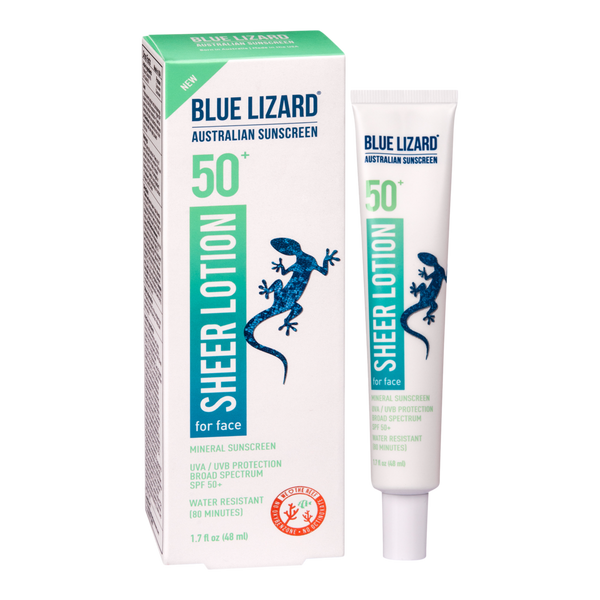 BLUE LIZARD AUSTRALIAN SUNSCREEN Sheer Mineral Sunscreen Lotion for Face SPF 50+ #2