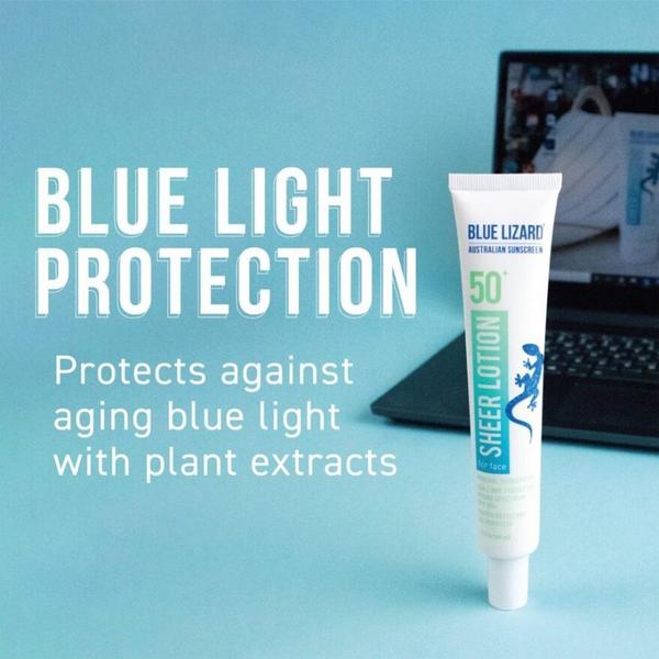 BLUE LIZARD AUSTRALIAN SUNSCREEN Sheer Mineral Sunscreen Lotion for Face SPF 50+ #7