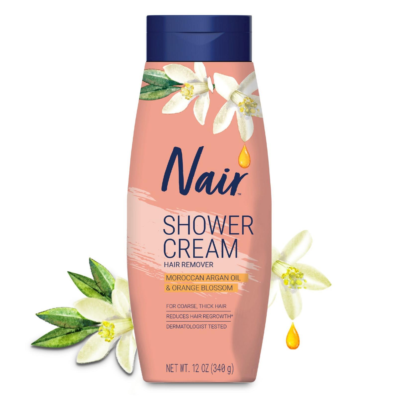 Shower Cream Hair Remover with Moroccan Argan Oil