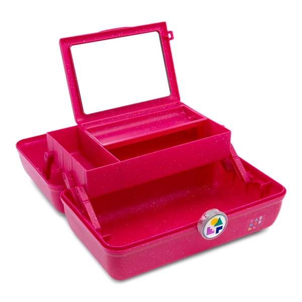 Caboodles Berry Sparkle On The Go Girl Cosmetic Case #2