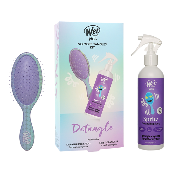 Wet Brush Kids Happy Hair Kit Detangling Spray & Midi Brush #2