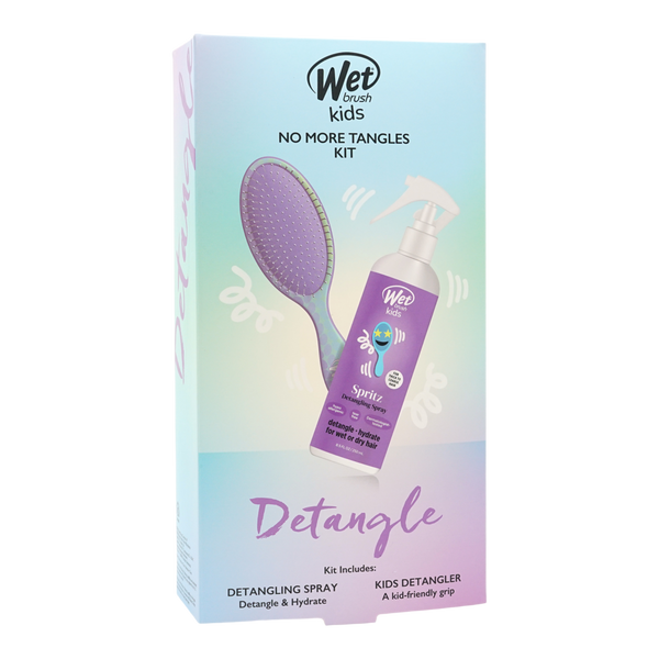 Wet Brush Kids Happy Hair Kit Detangling Spray & Midi Brush #5