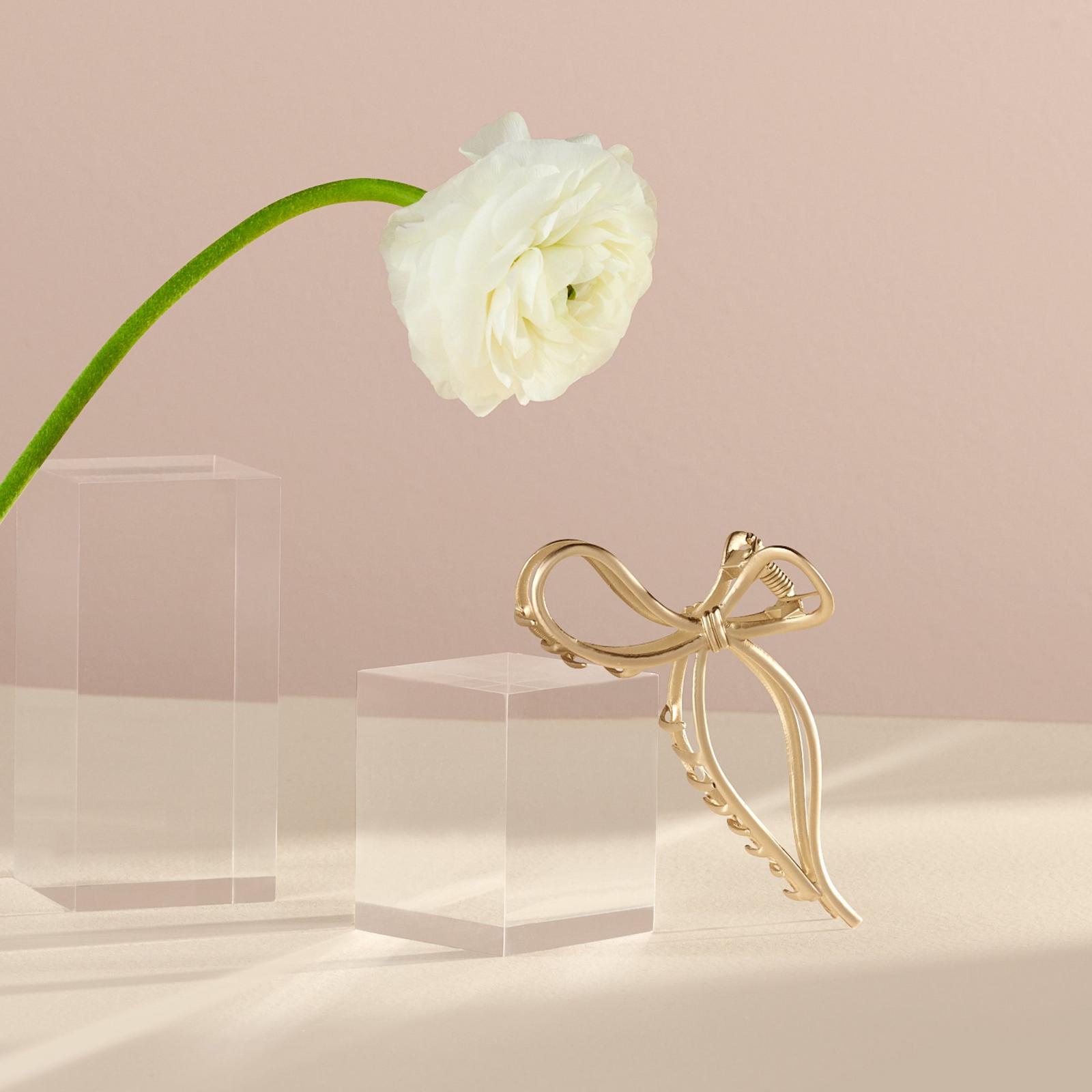 Gilded Bow Claw Clip