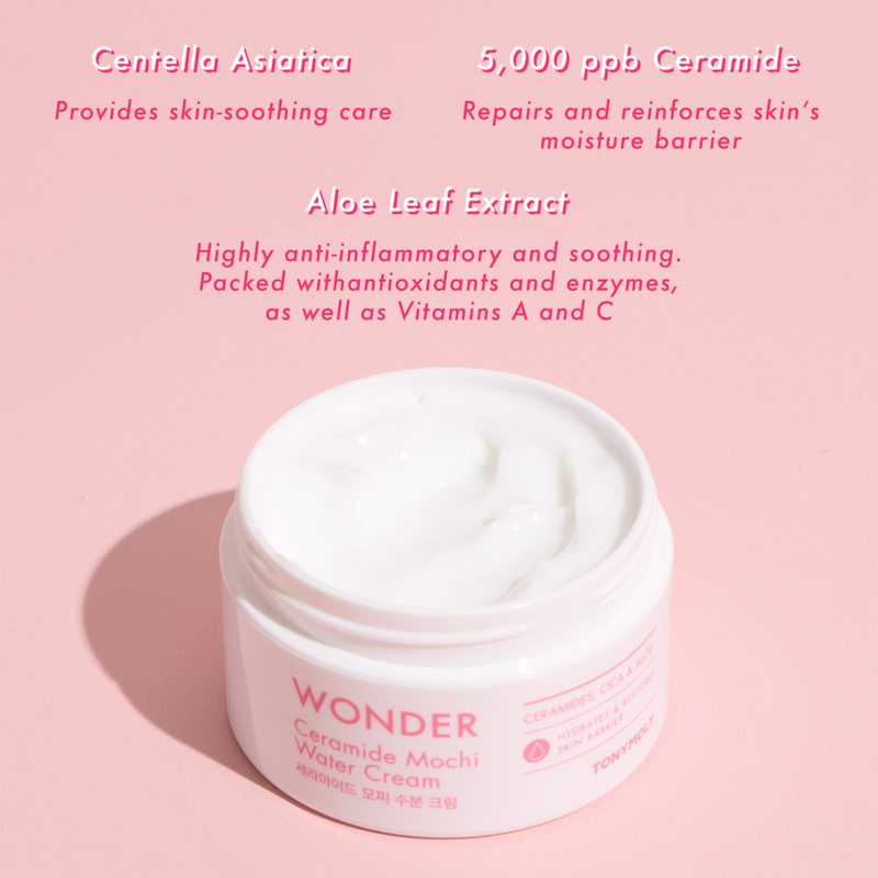 TONYMOLY - 3.5 oz Wonder Ceramide Mochi Water Cream | Ulta Beauty