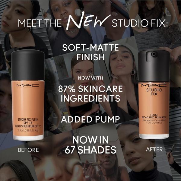 MAC Studio Fix Fluid SPF15 24HR Matte Foundation + Oil Control #9