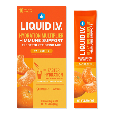 LIQUID I.V. Hydration Multiplier+ Immune Support Electrolyte Drink Mix Tangerine