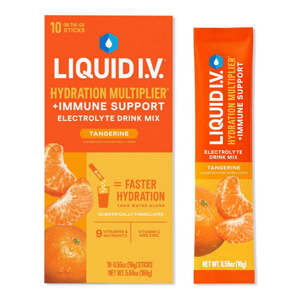 LIQUID I.V. Hydration Multiplier+ Immune Support Electrolyte Drink Mix Tangerine