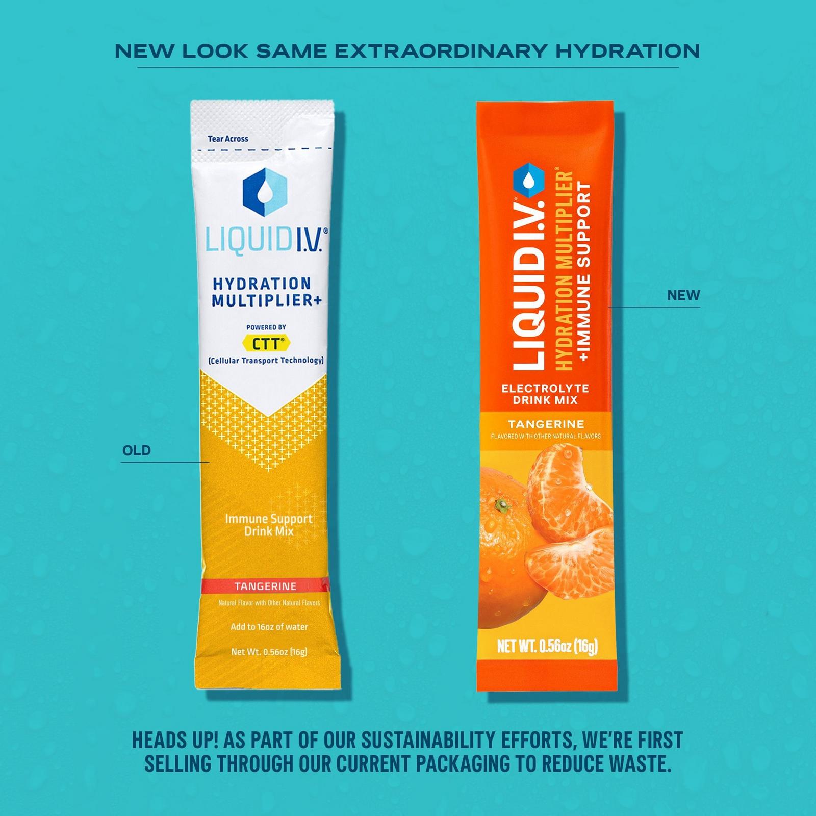 Hydration Multiplier+ Immune Support Electrolyte Drink Mix Tangerine - 10 ct