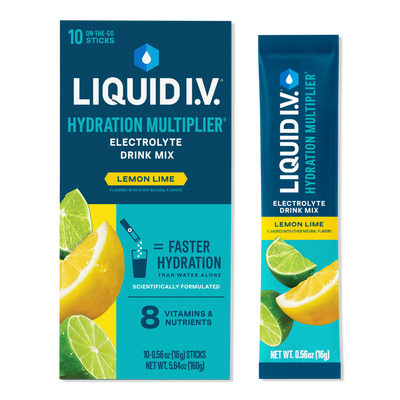 LIQUID I.V. Hydration Multiplier Electrolyte Drink Mix Lemon Lime