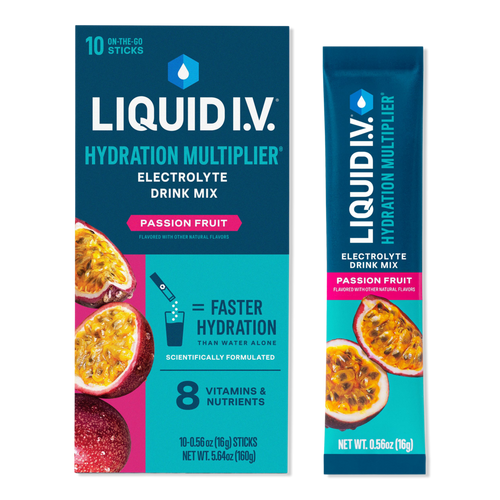 LIQUID I.V. - 10 ct Hydration Multiplier Electrolyte Drink Mix Passion ...