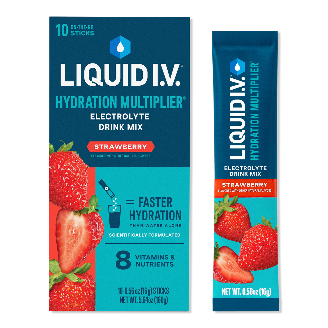 LIQUID I.V. Hydration Multiplier Electrolyte Drink Mix Strawberry #1
