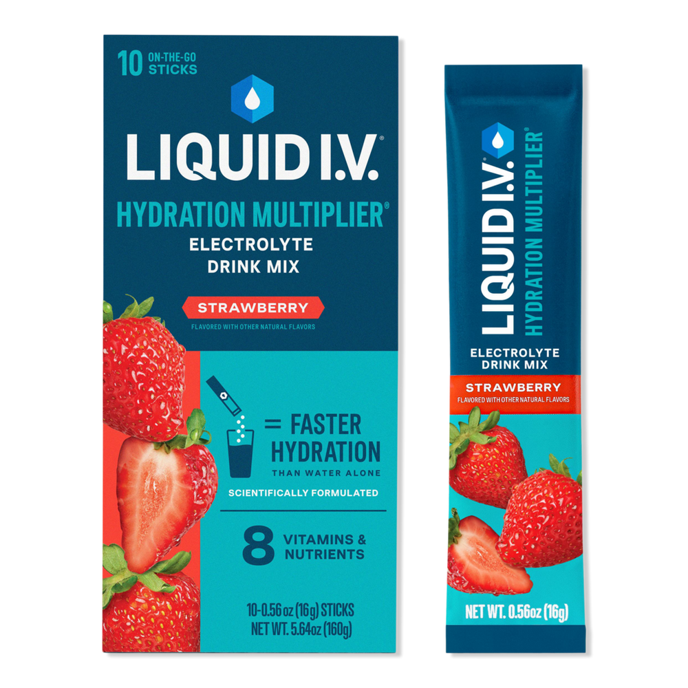 LIQUID I.V. Hydration Multiplier Electrolyte Drink Mix Strawberry