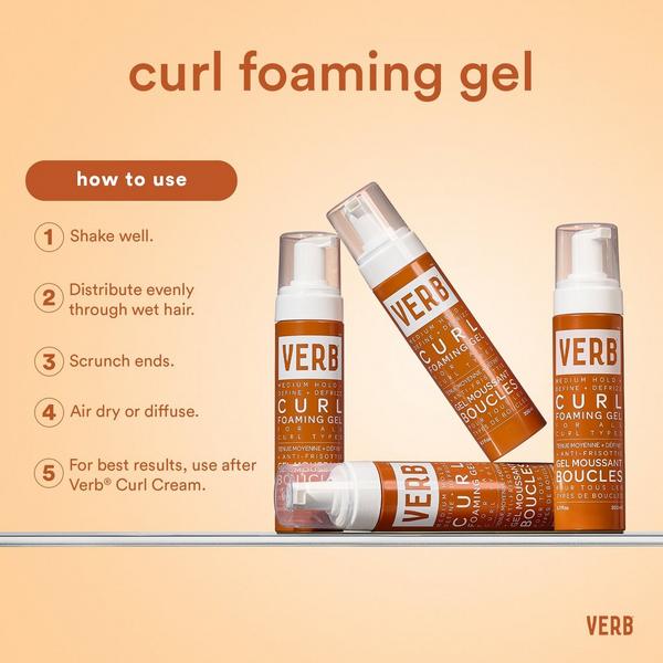 Verb Curl Foaming Gel for Definition + Frizz-Fighting #5