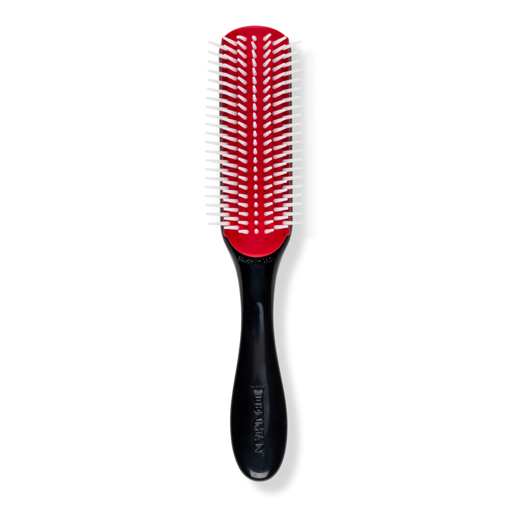 Denman D3 Original 7 Row Styler - Black And Red In Multi