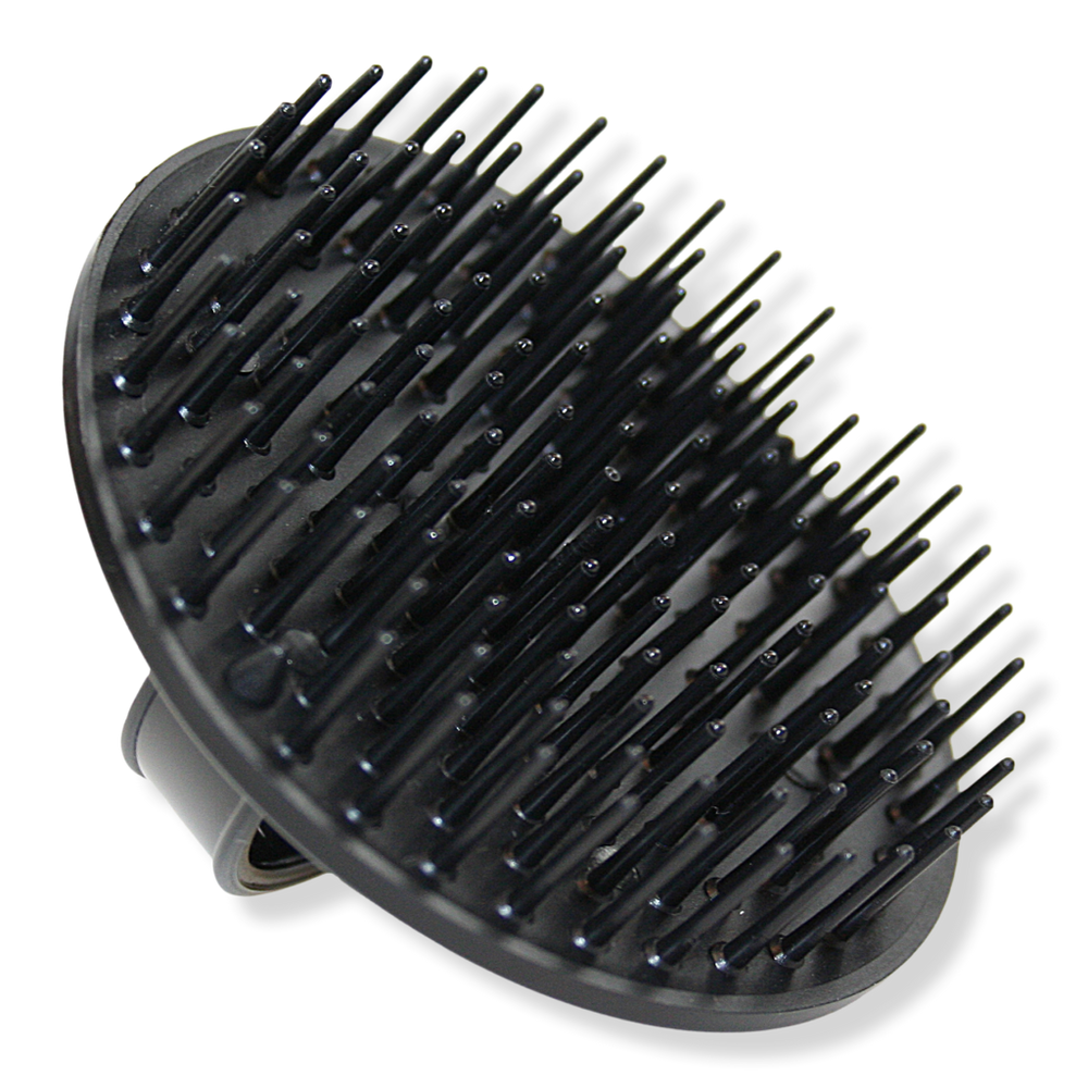 Denman D6 Detangler And Scalp Massager - Black In Black