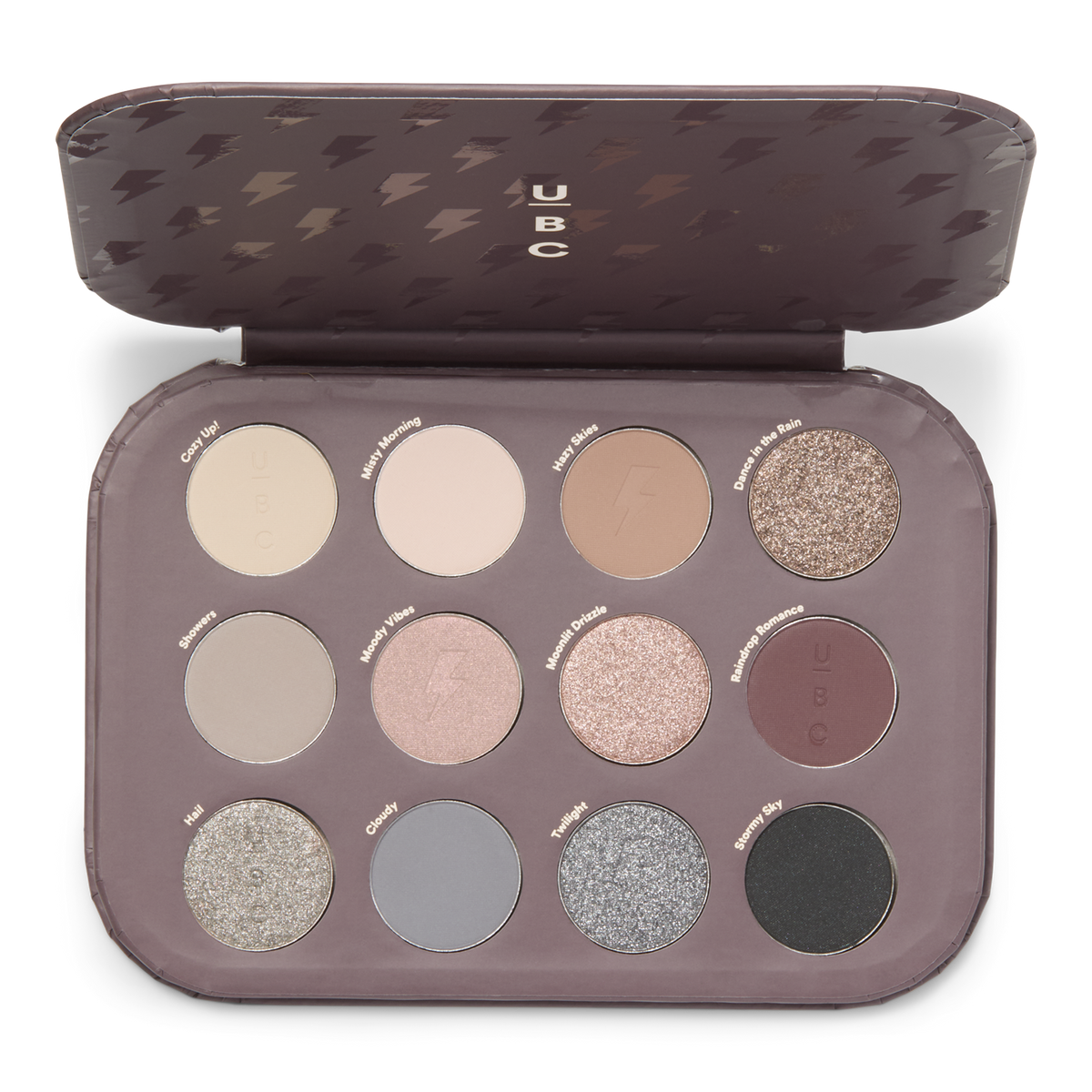 12 Pan Eye Shadow Palette Stormy Skies