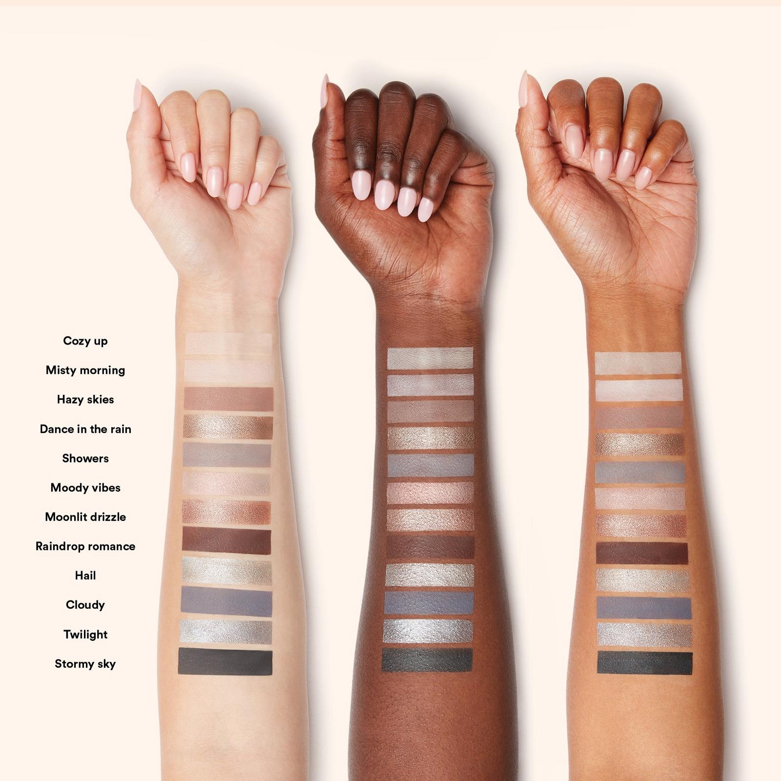 12 Pan Eye Shadow Palette Stormy Skies